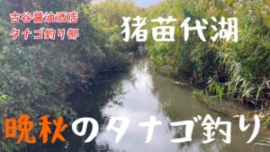 晩秋のタナゴ釣り（猪苗代湖）