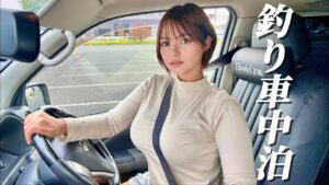 【バス釣り車中泊】愛車で聖地に行って来た! #檜原湖 #車中泊 #釣りガール #ミラクル宮