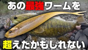 デカバス喰いまくりの新型エラストマーワームがヤバすぎる！！【バス釣り】【川スモール】【ライクファイブエラストマー】