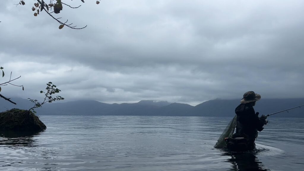 【支笏湖】秋のハイシーズン序盤はスプーニングで順調なすべり出し