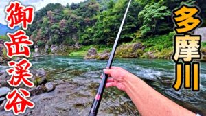 【奥多摩川】御岳渓谷で渓流釣りしたら意外と〇〇だった。