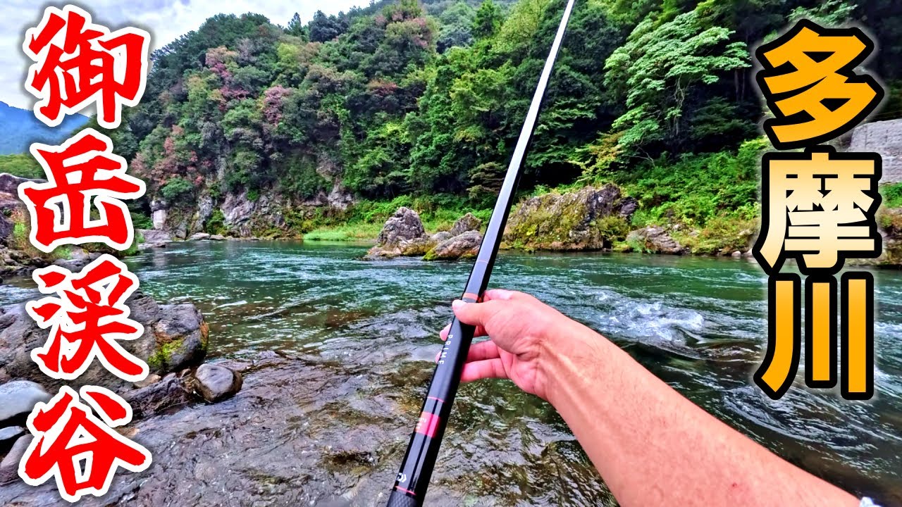 【奥多摩川】御岳渓谷で渓流釣りしたら意外と〇〇だった。