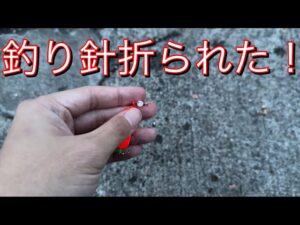 【北海道海釣り】大きな魚に釣り針を折られました！