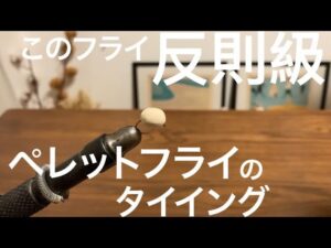 【管理釣り場】このフライ反則級？！ペレットフライのタイイング