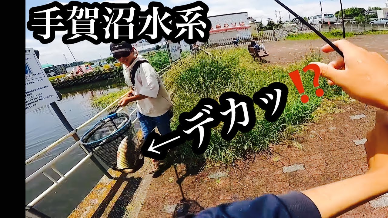 初めての手賀沼!ヤバイやつが下から食い上げてきた❗️