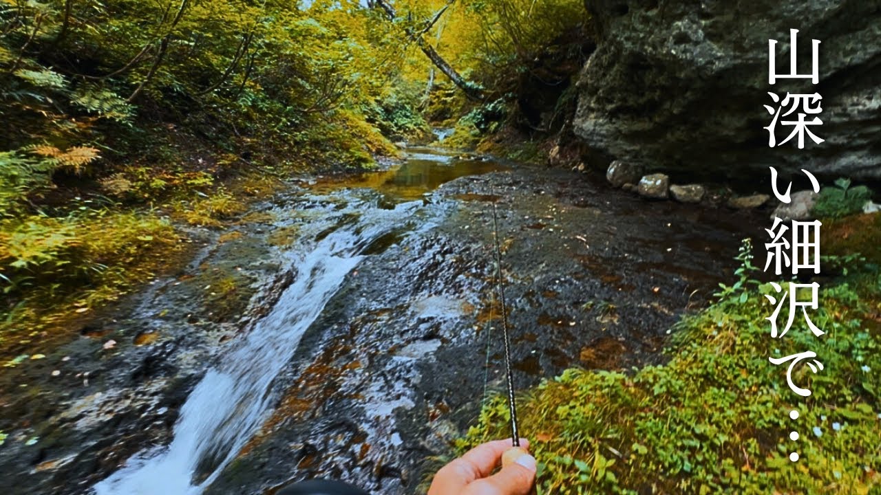 偶然みつけた "滑沢の初探索"にアガる!【渓流釣り】