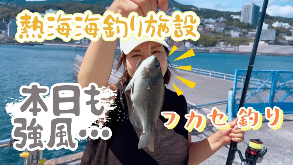 【熱海海釣り施設】フカセ釣りでメジナや黒鯛を狙う！