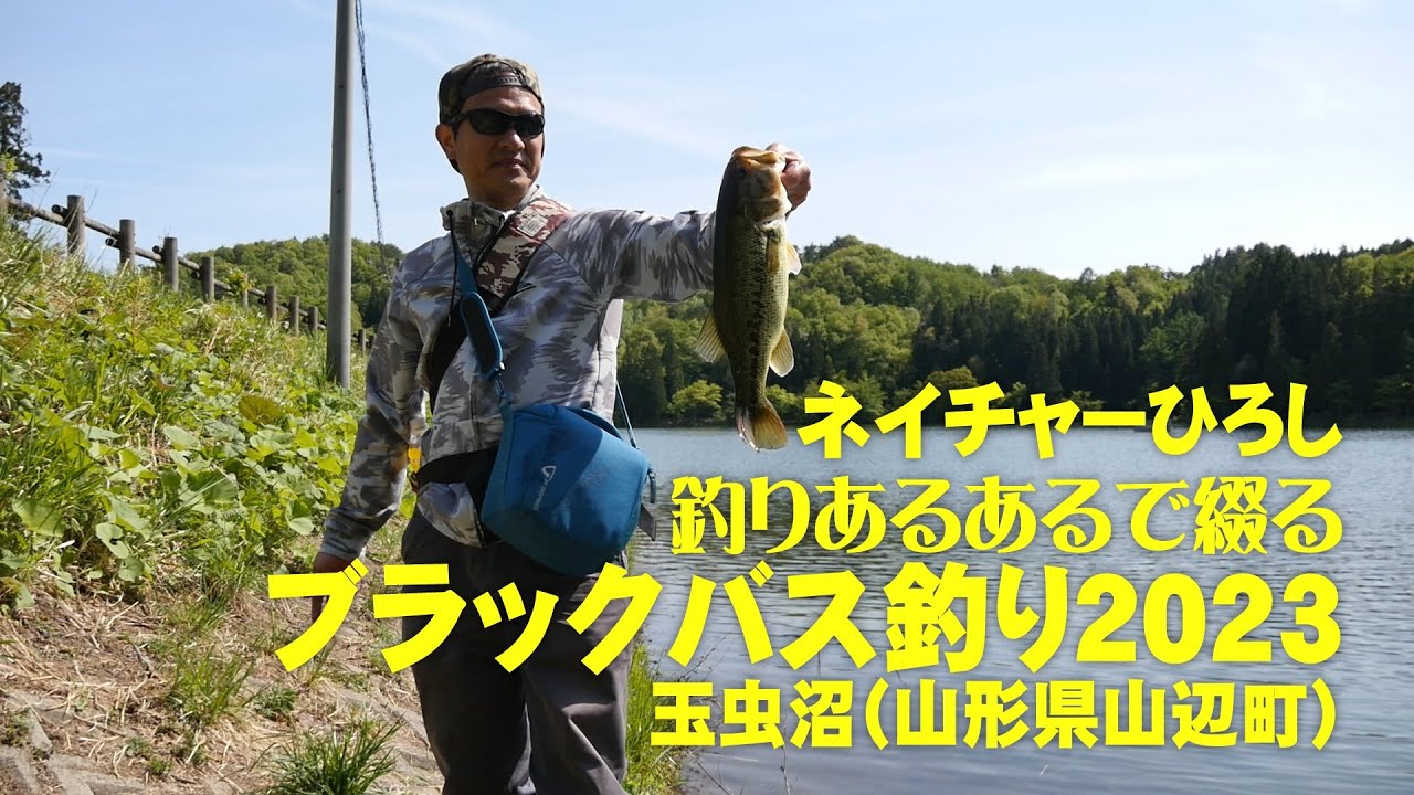 ブラックバス釣り2023 玉虫沼（山形県山辺町）