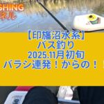 2025.11月初旬【印旛沼水系バス釣り】バラシ連発！！からの！！