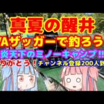 【管理釣り場】VAザッガーデビュー！真夏の醒井ミノーキャンプ【ベルベットアーツ】