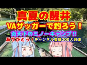 【管理釣り場】VAザッガーデビュー！真夏の醒井ミノーキャンプ【ベルベットアーツ】