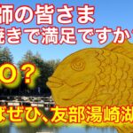 【友部湯崎湖】えっ、たい焼きじゃないの？世界初だよ、絶対食べて #fishing #へら #ヘラブナ #釣り #初心者 #スィーツ #湯崎湖
