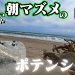 朝マズメのショアジギングで"初ヒラメ"が釣れたフォロワーさんの釣果に期待していたものの、昼マズメから粘ったら沈黙だった遠州灘サーフ🐟in遠州灘、田原サーフ【釣行日2025/11/04(火)】