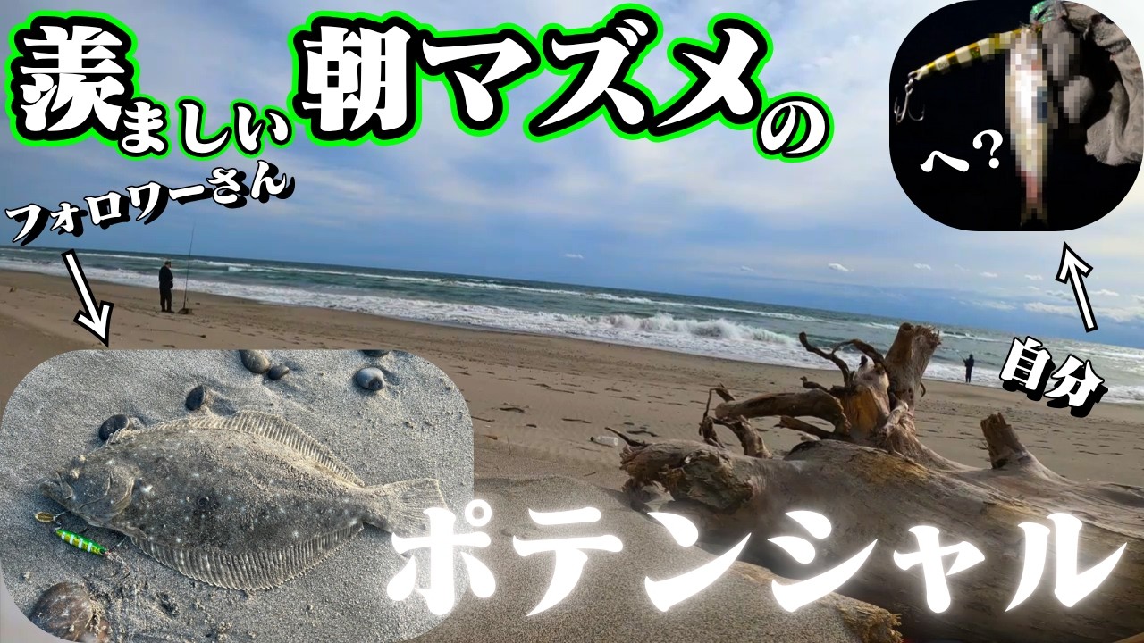 朝マズメのショアジギングで"初ヒラメ"が釣れたフォロワーさんの釣果に期待していたものの、昼マズメから粘ったら沈黙だった遠州灘サーフ🐟in遠州灘、田原サーフ【釣行日2025/11/04(火)】