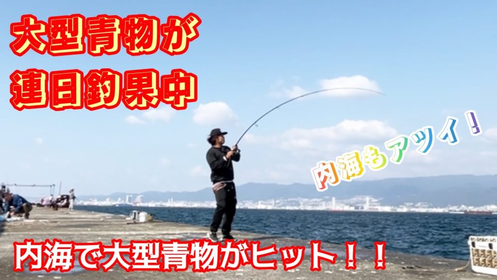 今大型青物釣りたいならこの堤防に！内海外海どちらでも釣れる最強沖堤防！　　　　　武庫川一文字　　アジュール舞子　神戸空港ベランダ　ショアジギング