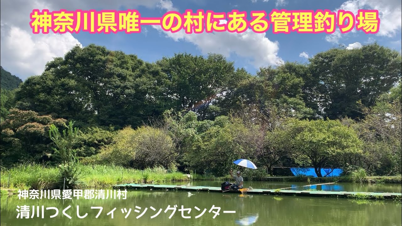 神奈川県唯一の村にある管理釣り場 清川つくしフィッシングセンター