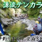 【沢登り】源流テンカラ釣り山行！破間川でイワナ釣りまくりの２泊３日の旅【渓流釣り】