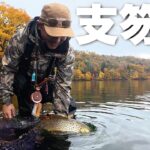 ベタ凪の支笏湖でいきなりドッチン！