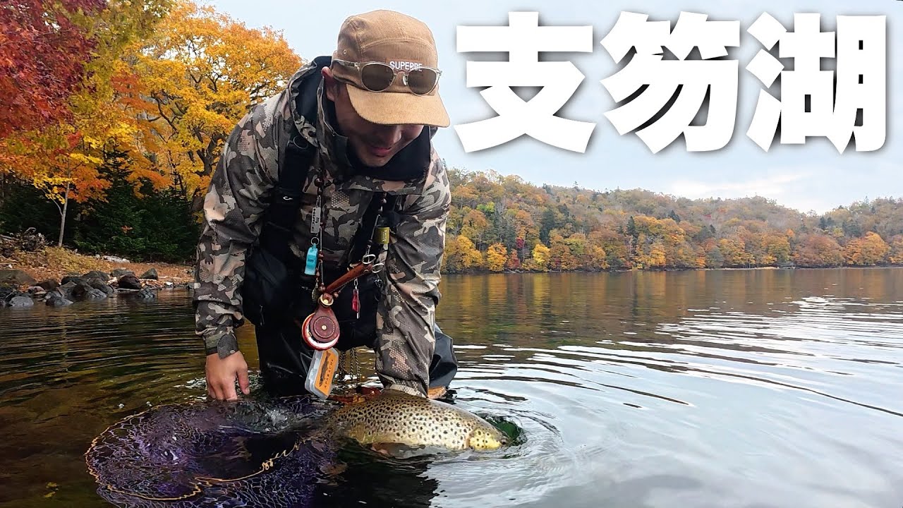 ベタ凪の支笏湖でいきなりドッチン!