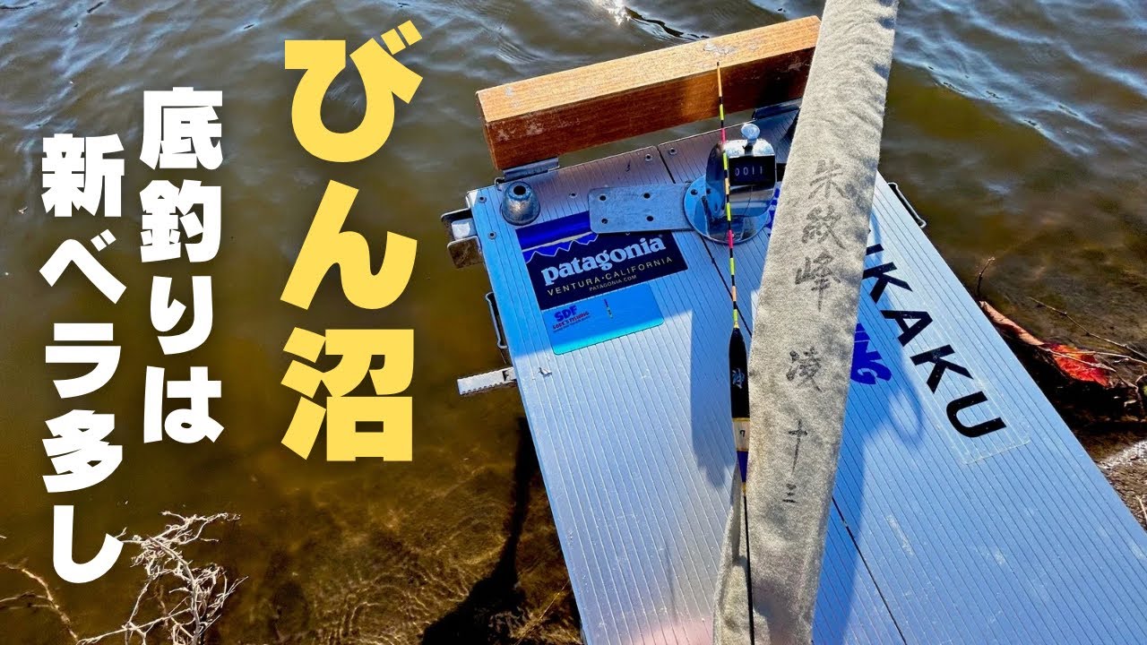 爆風のびん沼、１３尺底釣り【ヘラブナ釣り】